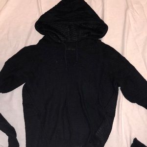 Hooded Thin Knit Sweater